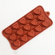 바보사랑 카페테리아 실리콘 15구 미니하트모형 몰드 1개.콕닷컴, 본상품