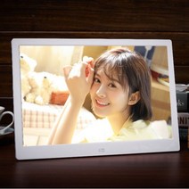 디지털액자 전자앨범 스마트액자 휴대폰 전자 광고 15인치 8인치 사진 영상 모니터 7인치, WHITE_영국 플러그