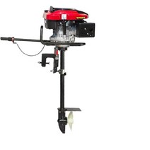 제트스키 모터 보트 선외기 4.9마력 고무 나룻배 5마력 바다 엔진, 196CC 엔진 7.0 마력