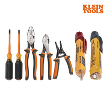 클라인툴스 절연공구세트 공구세트 니퍼 와이어스트리퍼 펜치 드라이버 검전기, 절연펜치