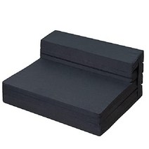 Umi 소파 매트리스 10cm 4WAY 2인용 소파 블랙 싱글 97x200 cm