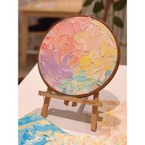 백드롭 페인팅 키트 젤스톤, 절약형키트, 원형25cm, 폴인어텀