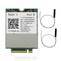 LTE라우터 kt에그 포켓와이파이대여 5g라우터 Lt4120 X5 LTE T77W595 796928-001 4G WWAN M.2 150Mbps 모뎀 HP Elite X2 840 8