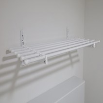 아텍스 다용도 시스템 벽선반 반달선반 화이트 국내제작, 33cm, 2단, 1m