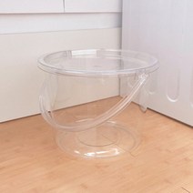 투명 바케스 바게스 바께스 아크릴 플라스틱 양동이 세탁 가정용 양동이 플라스틱 20L 세면대, 투명물통+뚜껑개