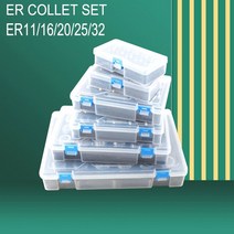 밀링머신 소형 공작기계 1Set ER11 ER16 ER20 ER25 ER32 ER40 스프링 콜릿 AA 고정밀 0.005mm CNC 밀링 공구 홀더 조각 기계 선반, AA ER40-24PCS