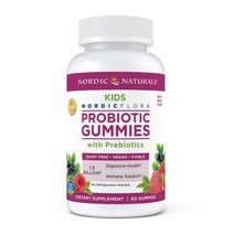 노르딕내추럴스 키즈 유산균 구미 위드 프리바이오틱스 15억 메리 베리 60구미, 60구미 x 1개