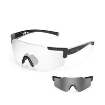 WTD 투레보 투르보 R3 미러 변색 선글라스 고글, 05. 화이트/화이트 (변색 피치미