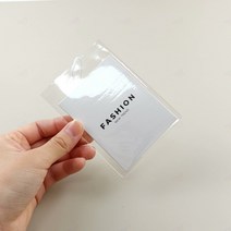 상품택 행택 옷택 라벨 텍 옷 의류 태그끈 PVC포켓 1P, 화이트