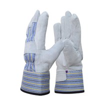 공의 통가죽 고급 통등천장갑-천연 소가죽 최적의 가죽두께 두껍지만 부드러운 어깨가죽만 손바닥 통가죽 손목 밴드 안정적 착용감