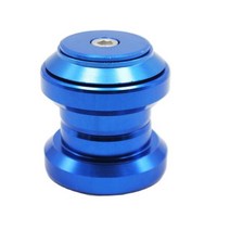 전문 자전거 부품 로드 바이크 2 베어링 헤드셋 1 18quot 34mm 스티어링 탑 캡 커버 외부 헤드셋밀폐 나사산 포크 스템, 푸른