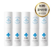 닥터스미스 영양 수분 보습케어 스쿠알란 80 아쿠아 모이스처 멀티밤 앰플스틱 10g (전신 사용가능), 5개