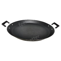 안성주물 무쇠 그릴 주물 솥뚜껑 불판 철판 고기 삼겹살 팬케이크 그리들팬 캠핑 무코팅, A.27CM.