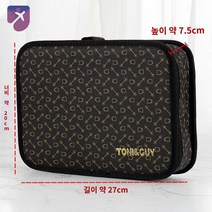 미용실 도구 가방 애견미용사 클리퍼 케이스, 트럼펫PU화살표(드라이기장착불가)
