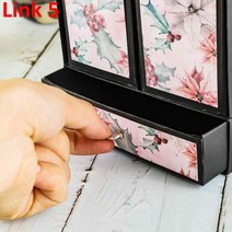 하드웨어 핸들 DIY Scrapbooking 앨범 종이 카드 장식 공예 템플릿 만들기, B380, B380