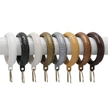 소이지 헤라 커튼봉 부자재 커튼링(조각링) 2size 10P, 실버