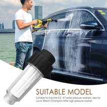 고압세차기 무선세차기 세척기 분사기 스팀 엔진고압 Karcher-nilfisk용 고압 세척기 워터 필터 K2 K3 K, 한개옵션0