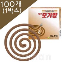 일명 그린세이프 에프 모기향 1통 (2코일 5개입), 100통