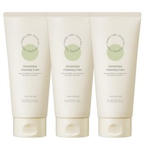 [미샤 2+1] 크리미 라떼 클렌징 폼 (녹차) 679991