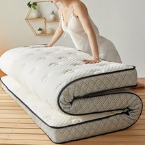 라텍스매트릭스 저가 허리에좋은 1인용 바닥마약 침대, (화이트 9cm 두께), ( 1000 x 2000)