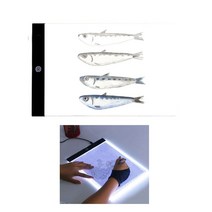 icAbk LED 라이트 박스 카피 패드 테이블 드로잉 보드 A4