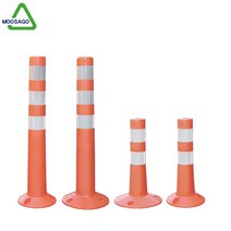 신도산업 시선유도봉 십자탄력봉 우레탄 도로 안전용품 차선규제봉, 250*80*750, 1개