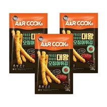 올반 에어쿡 대왕 오징어튀김 400g 3팩, 3개