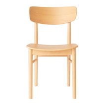 무인양품 MUJI 목제 라운드 체어, 베이지