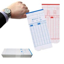 BX1500 BX1600 용 아마노 출퇴근카드 100매, 상품선택