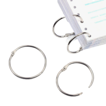 원형 카드링 단어장 만들기 링포켓 부속품 바인더 열쇠고리 키링 부자재, 대 5P 38mm (내경)