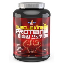 원데이뉴트리션 머슬킹 80 프로틴 헬스 보충제, 2kg, 8개