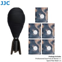 jjc lens blower air Duster 카메라 청소 도구 로켓 장식품 dslr 액세서리 air mop for cleaning lens uv nd filter sensor, 송풍기 포함
