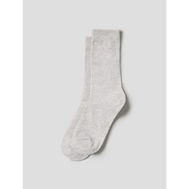 [에잇세컨즈] 솔리드 롱롱 양말 라이트 그레이 (1931KTWY32)