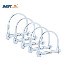 트랙터 의자 부품 5X 스프링 탄소강 PTO 핀 원형 아치 와이어 샤프트 잠금 핀 안전 커플러 리테이너 농장, 70mm