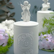 향기로운 촛불 향초 선물 조각상 인테리어 캔들 재료 제작 양초 공예 만들기 답례품 아로마, 천사상
