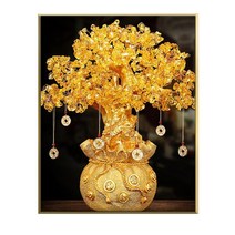 FASEN diy보석십자수 캔버스 형액자 세트 40cm x 50cm, AYW-74돈나무요