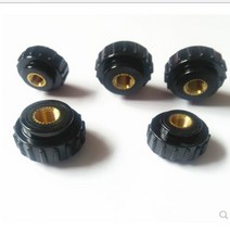 인서트 번데기 너트 5pcs m3 m4 M5 M6 M8 둥근 널링 매화 베이클라이트 손 너트/나비 플라스틱 머리 손잡이 엄지 너트