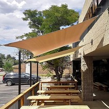 가든 가보제 농업용 비닐하우스 차광막 자외선 차단막 야외용 조립식 천막 sun shade sail triangle wear resistance 재사용 가능한 투과성 uv for, 보라색1