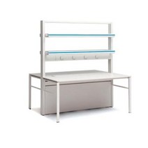 퍼시스 실험실 선반양면실험대 HPM상판 연구 LAR228HA WW4B, 색상