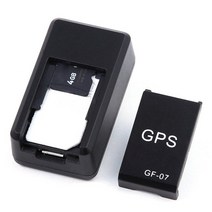 자전거 미니 마그네틱 차량 GPS 트래커 로케이터 휴대용 추적기 GF-07 추적 장치 GSM GPRS, [01] black