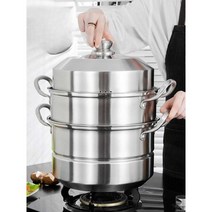 가정용 곰솥 대게찜솥 인덕션 스텐 찜냄비 대형 찜통, A번 가정용 곰솥 대게찜솥
