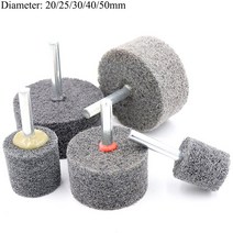 15pcs 20-50mm 나일론 섬유 연마 휠 연마 143939 드릴 그라인더 금속용 생크, 5개, 40mm