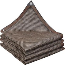 어닝 Sun Shade Sail-야외 그늘막 천 파티오 개인 정보 보호 스크린 패브릭 캐노피 차양 UV 블록 퍼걸, 01 초콜렛_11 2x6m