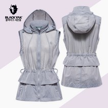 블랙야크 여성 여름 등산 조끼 M모노 베스트 1BYVSM3503 중기장 시원한 쿨 메쉬 경량 조끼