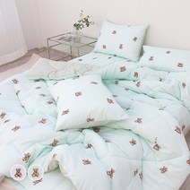 태리곰 세미마이크로 먼지없는 사계절 이불베개세트