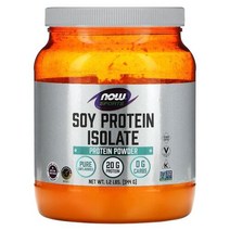 나우 푸드 NOW Foods 스포츠S 분리 대두 단백질 무맛 544G 1.2LBS)