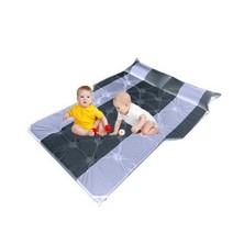 차량용 메트리스 차박 캠핑 트렁크 매트 car air inflatable travel, 검은 색, 협력사