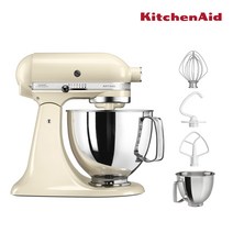키친에이드 반죽기 4.8L 5KSM130W, 5KSM130WAC(아몬드크림)