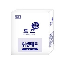 로즈 성인용기저귀 위생매트 일반형 10매, 1팩
