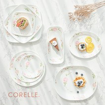 코렐 컨트리로즈 빈티지 2인 4인 6인 10인 혼밥 신혼 그릇 세트, 15신종지